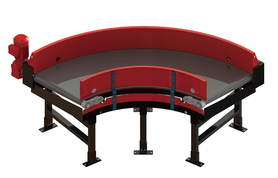 curved belt conveyor